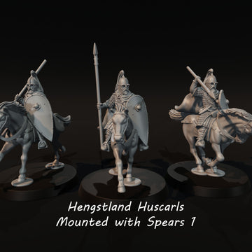 Hengstland Huscals Mounted with Spears