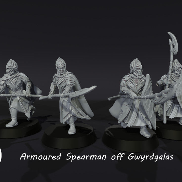 Armoured Spearman off Gwyrdgalas