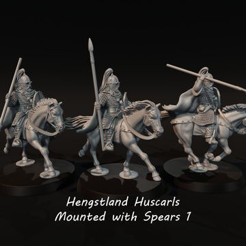 Hengstland Huscals Mounted with Spears