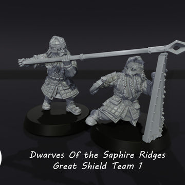 Dwarves of the Saphire Ridges Great Shield Team 1