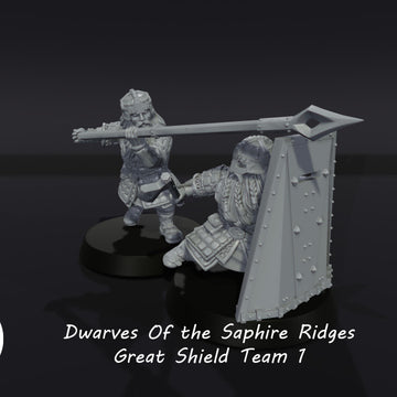 Dwarves of the Saphire Ridges Great Shield Team 1