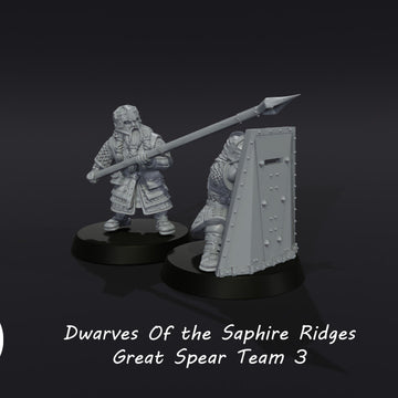 Dwarves of the Saphire Ridges Great Shield Team 3