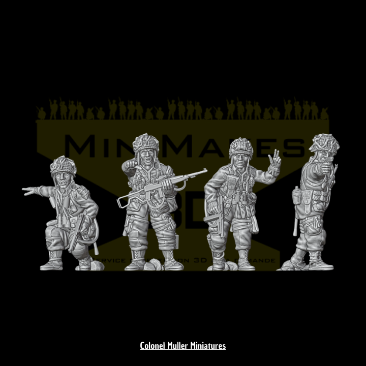 US Paratroopers D-day NCO's