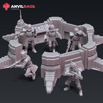CLONE COMMANDERS And COMMAND POST - Modular Kit