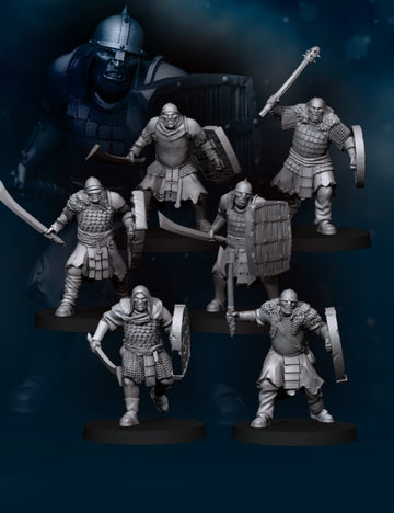 Orcs with sword and Shield