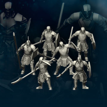 SuperOrcs Warriors spears and shield