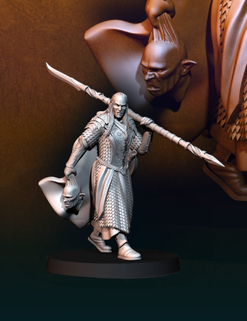 Armoured Wood Elf Command Group
