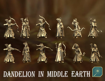 Golden Wood Elf Warriors with Bow