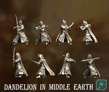 Golden Wood Elf Warriors with 2handed sword